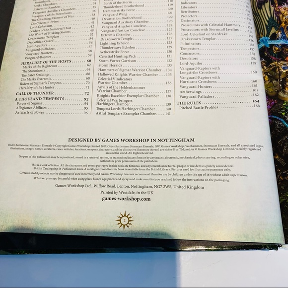 Warhammer Age Of Sigmar Stormcast Eternals Order Battletome Hardcover - Picture 5 of 16